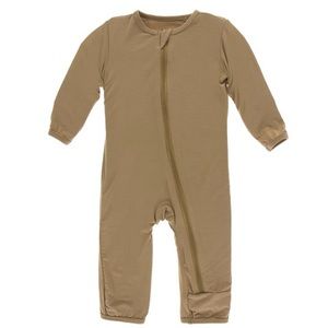 Kickee Pant Solid Coverall Pajamas